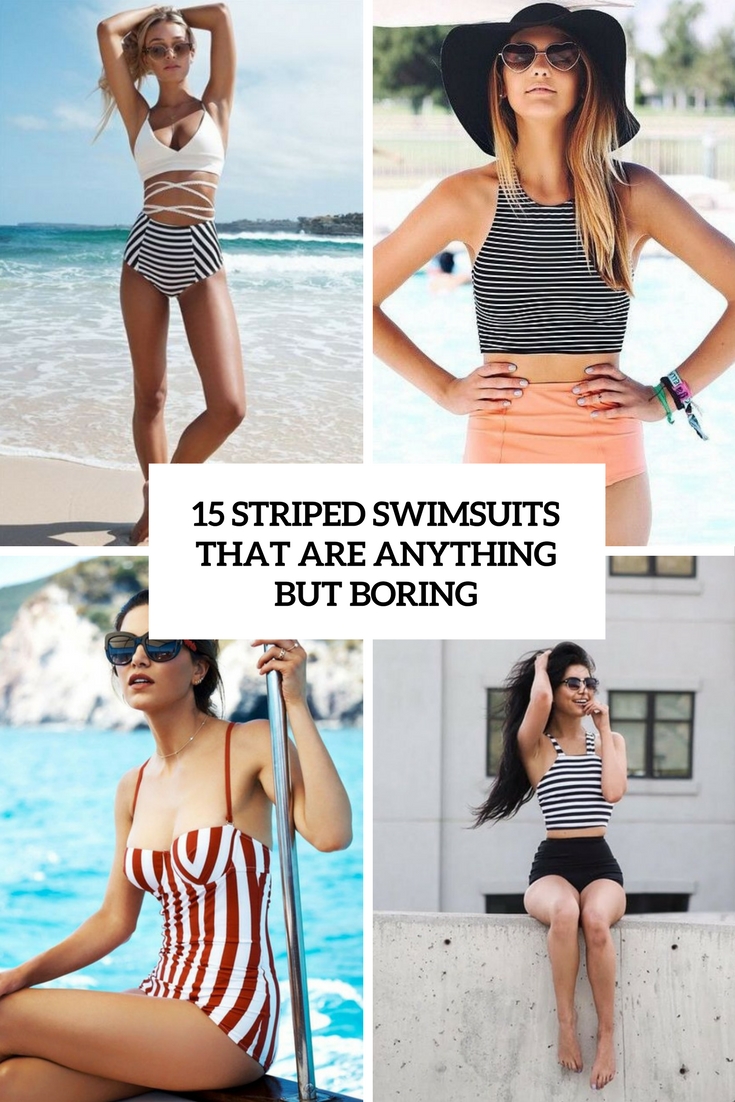 15 Striped Swimsuits That Are Anything But Boring