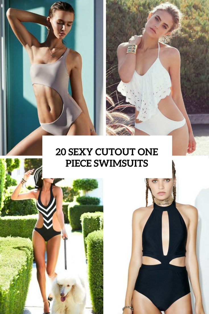 20 Sexy Cutout One-Piece Swimsuits