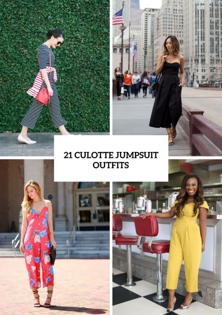 Culotte Jumpsuit Outfits For Fashionable Girls