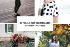 21 Polka Dot Romper And Jumpsuit Outfits For Fashionistas