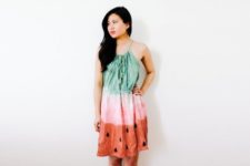 DIY colorful watermelon dress for summer