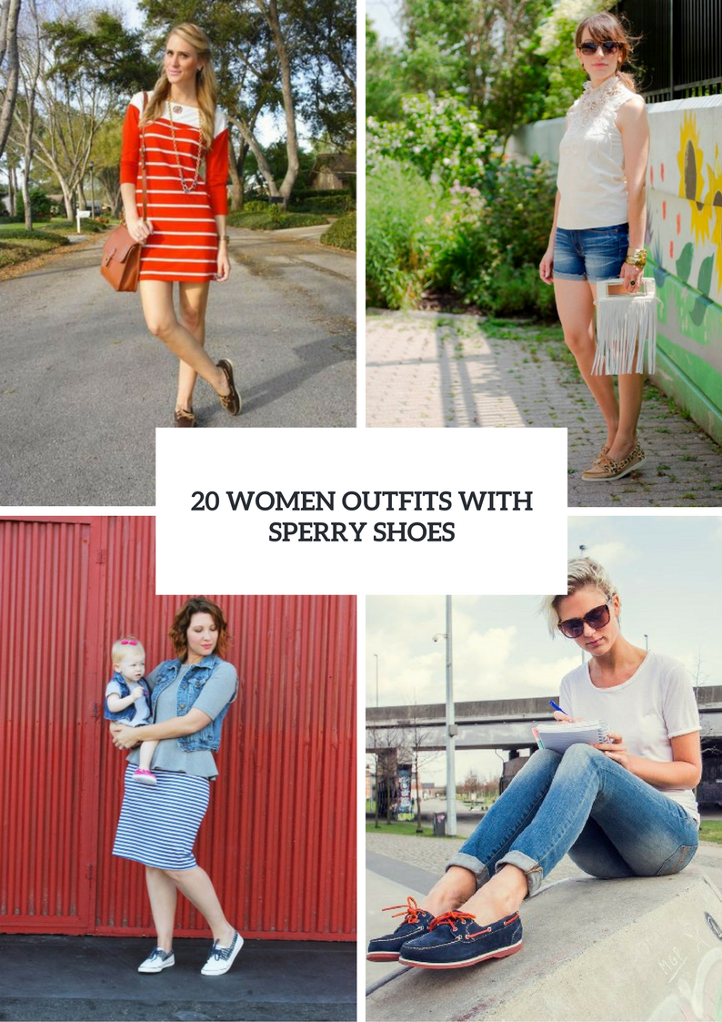 Picture Of Charming Women Outfits With Sperry Shoes