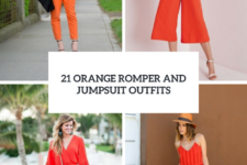 21 Orange Romper And Jumpsuit Outfit Ideas