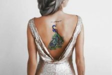 Chic tattoo on the back