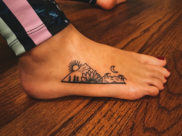 Mountain Tattoo - Etsy