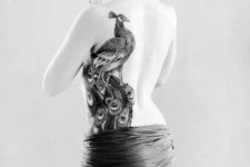Gorgeous big tattoo on the back and left side