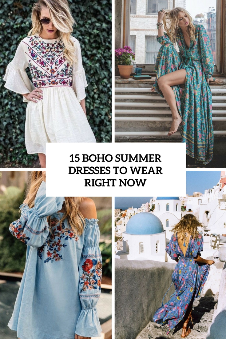 15 Boho Summer Dresses To Wear Right Now