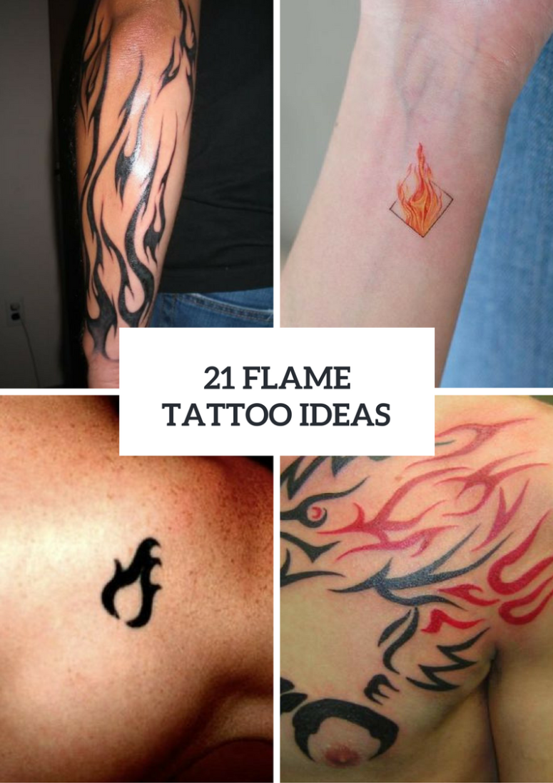 Flame Tattoo Ideas For Men