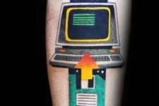 Cool idea of computer tattoo