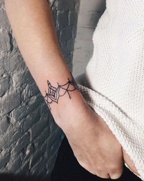 27 Flower Wrist Tattoo Ideas For Bracelet Tattoos - Tattoo Glee-hdcinema.vn