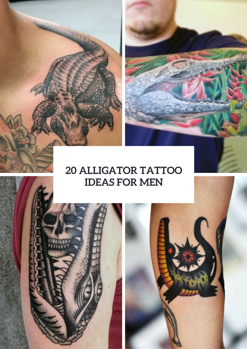 Alligator Tattoo Ideas For Men To Try