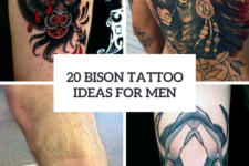 20 Bison Tattoo Ideas For Men