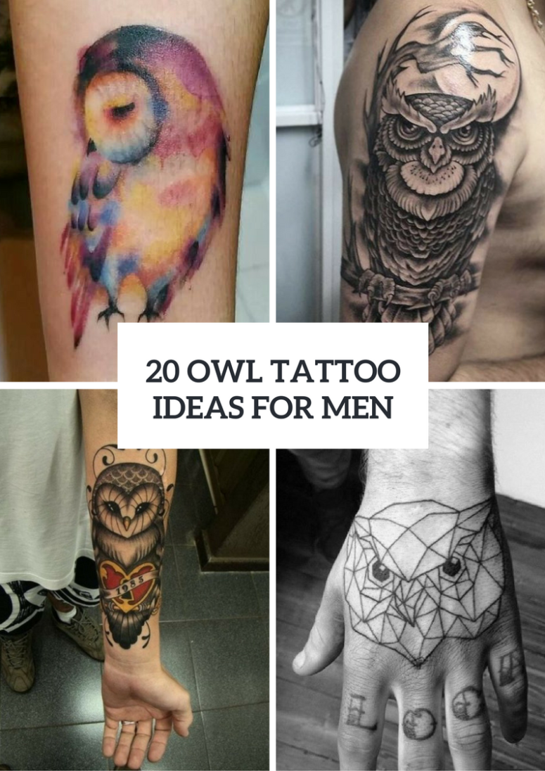 20 Men Owl Tattoo Ideas To Get Inspired