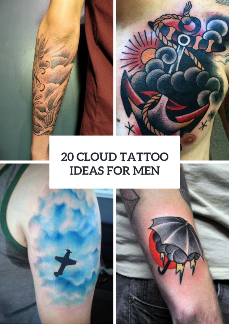 20 Perfect Cloud Tattoo Ideas For Men - Styleoholic