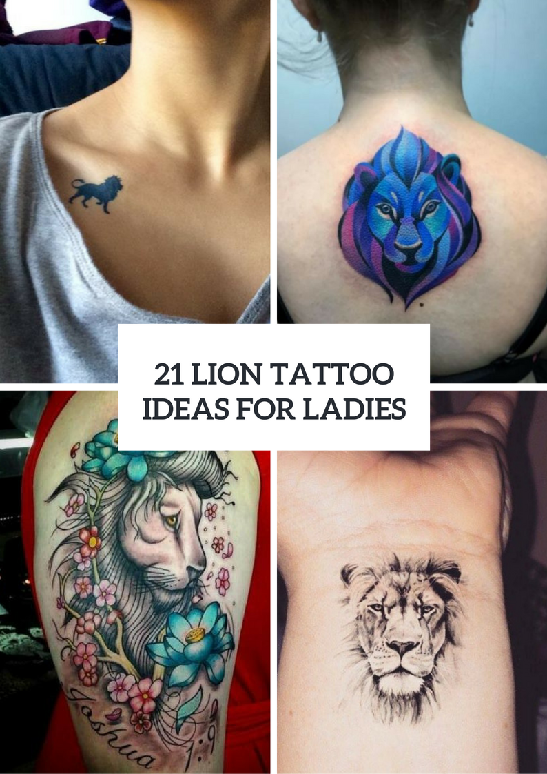 Awesome Lion Tattoo Ideas For Women