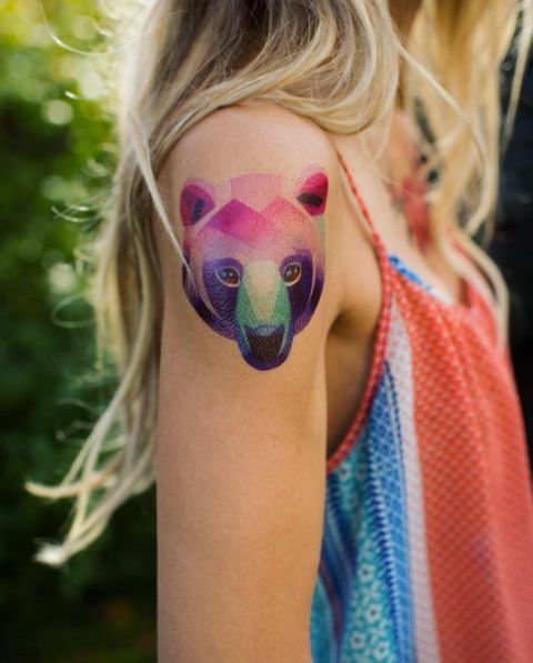 bear tattoos for women