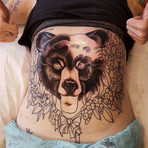 34 Nice Bear Tattoos On Hand  Tattoo Designs  TattoosBagcom
