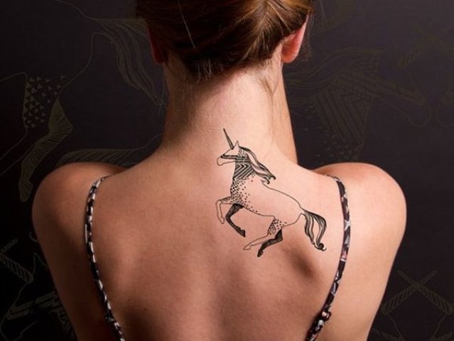 Cool tattoo on the back