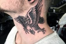 Cool tattoo on the neck
