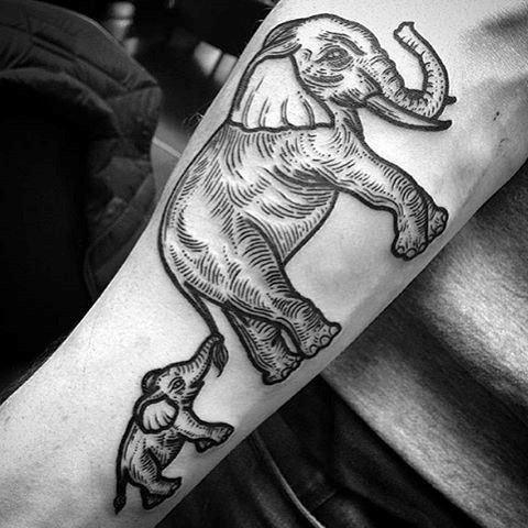 20 Men Elephant Tattoo Ideas To Repeat - Styleoholic