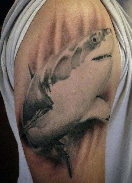 Shark tattoo design idea