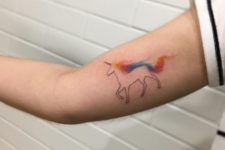 Simple tattoo on the arm