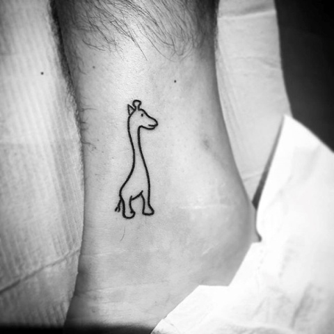 Giraffe Tattoo  ClipArt Best