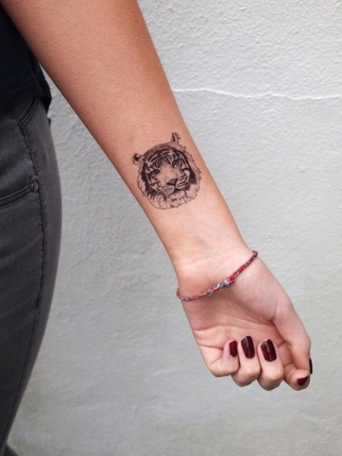 16 Fine Tiger Tattoos On Wrist  Tattoo Designs  TattoosBagcom