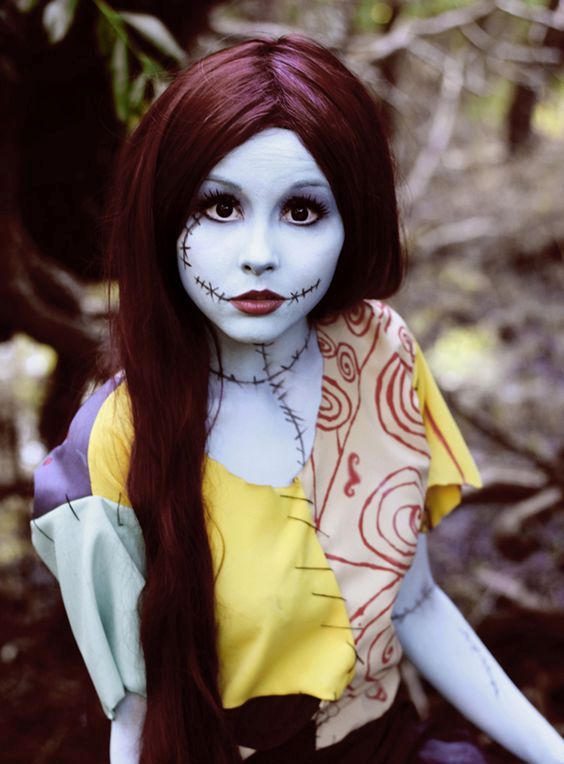 Sally from Nightmare Before Christmas looks bold and cute at the same time