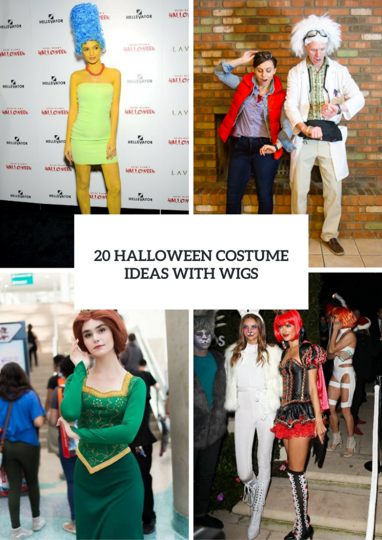 20 Halloween Costume Ideas With Wigs