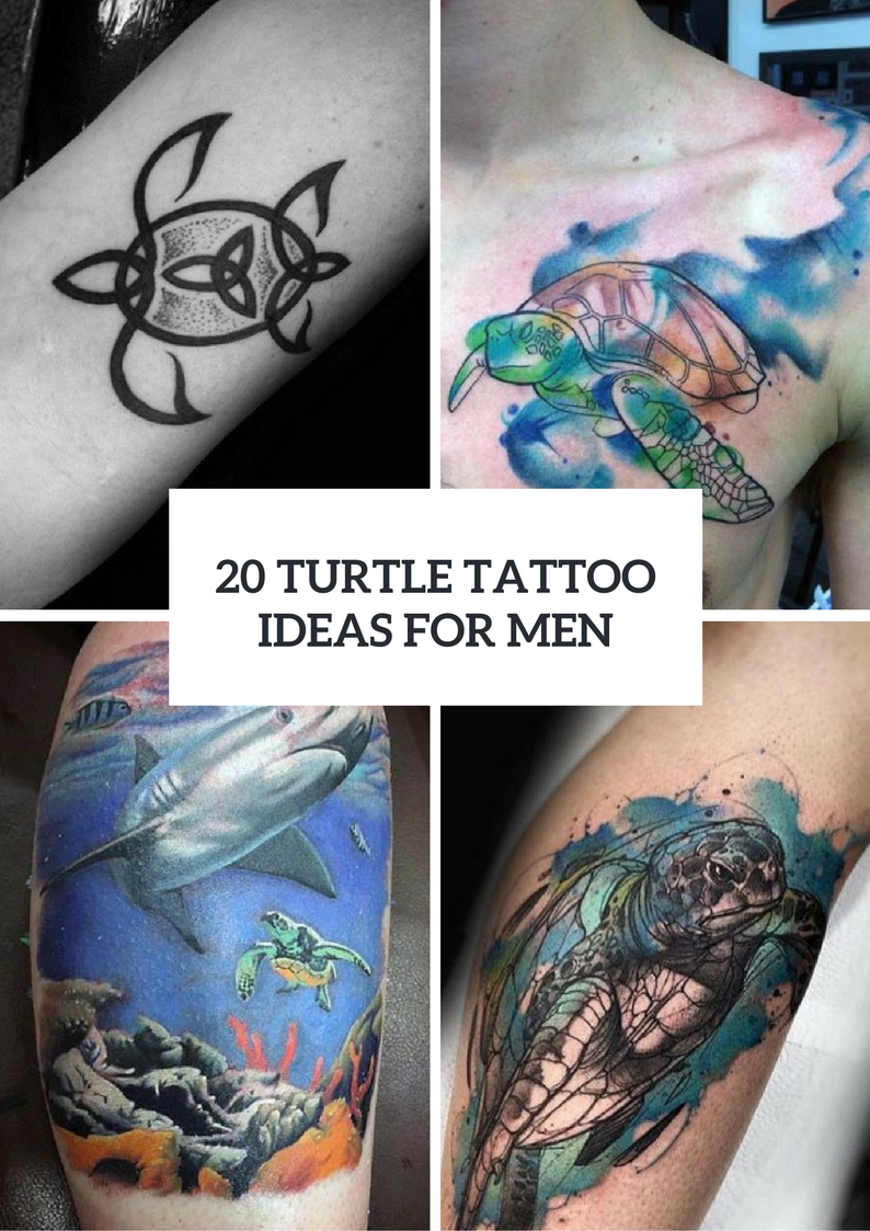 Interesting Turtle Tattoo Ideas For Guys