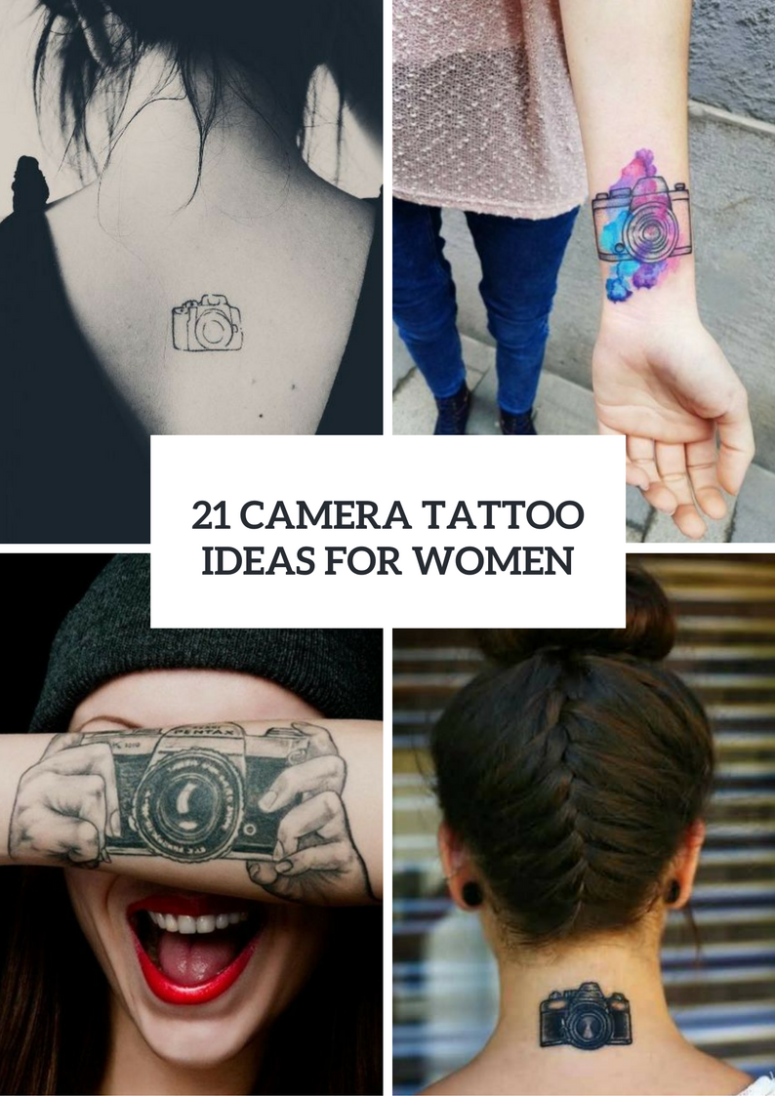Amazing Camera Tattoo Ideas For Women
