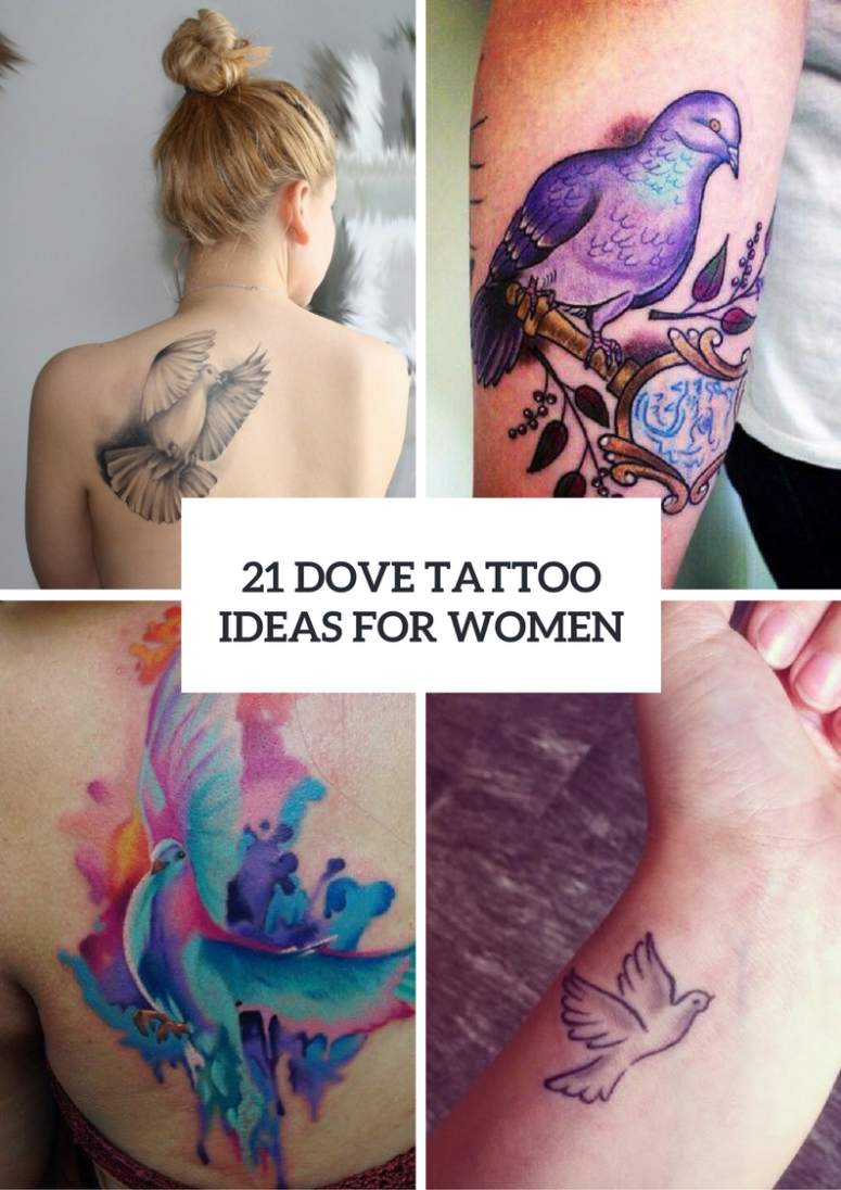 Dove Tattoo Ideas For Ladies To Try