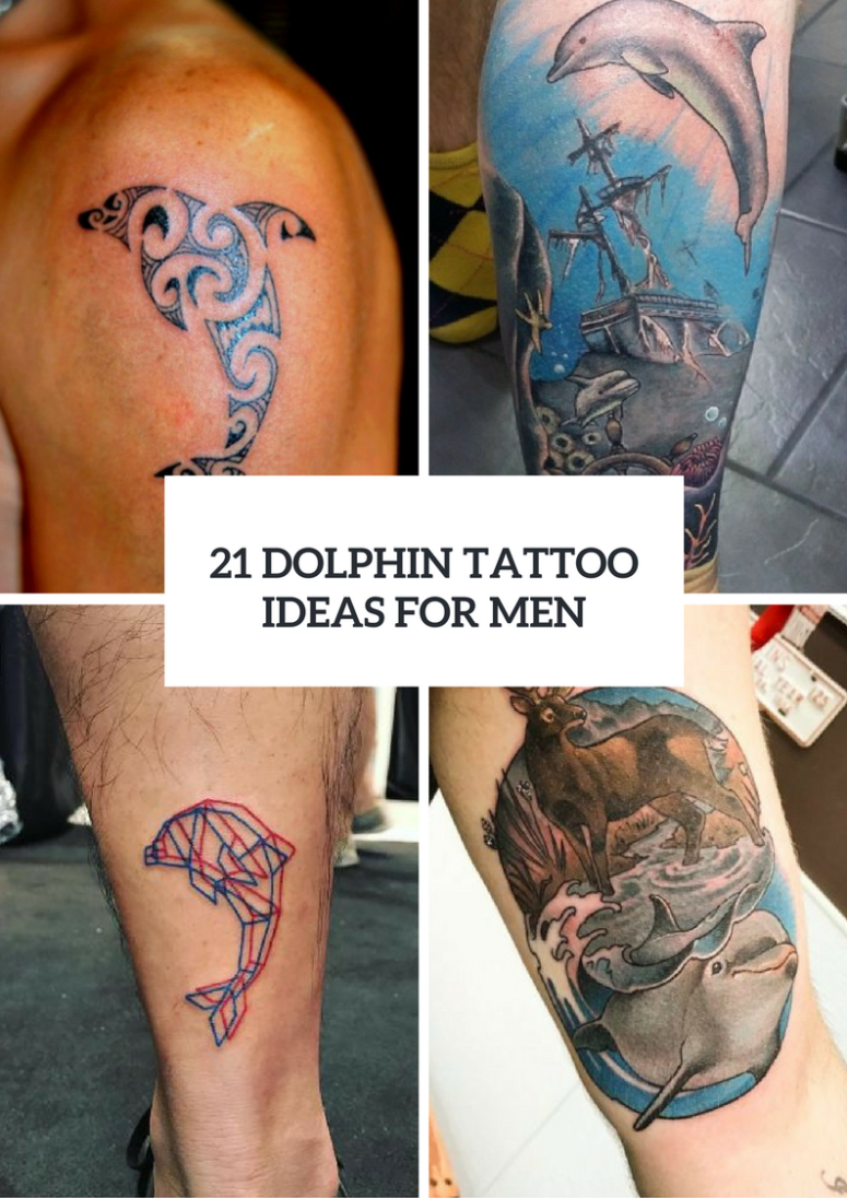 21 Fabulous Dolphin Tattoo Ideas For Men