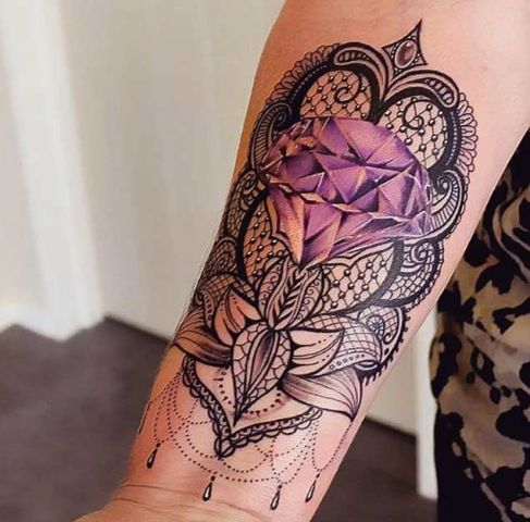 Beautiful tattoo on the forearm