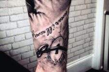 Cool 3D tattoo on the arm