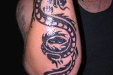 Cool tattoo on the forearm