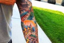 Cool tattoo on the whole arm