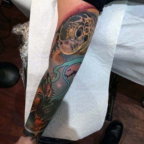 Full sleeve tattoo design