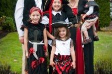 Pirate costumes for the whole family