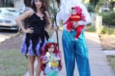 The Little Mermaid themed costumes