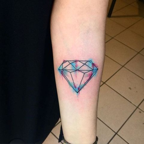 30 Brilliant Diamond Tattoos That Sparkle & Shine - Tattoo Glee