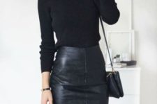 sexy all-black look