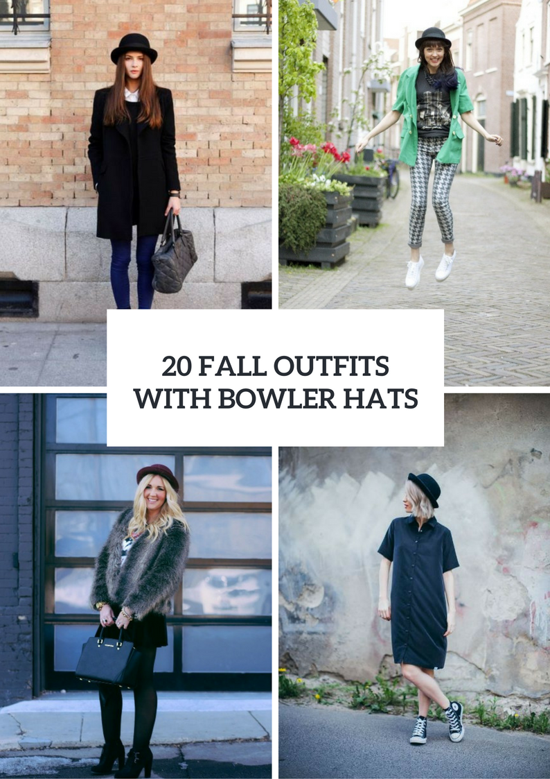 Fall Outfits With Bowler Hats