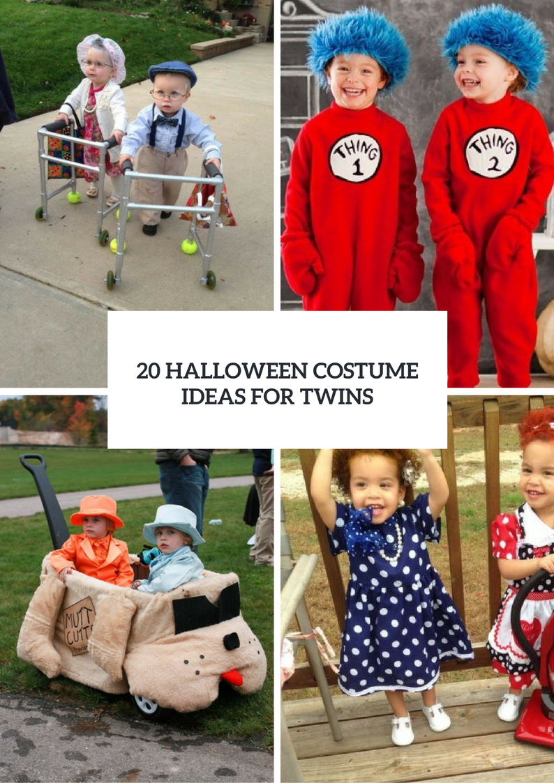 Halloween Costume Ideas For Twins