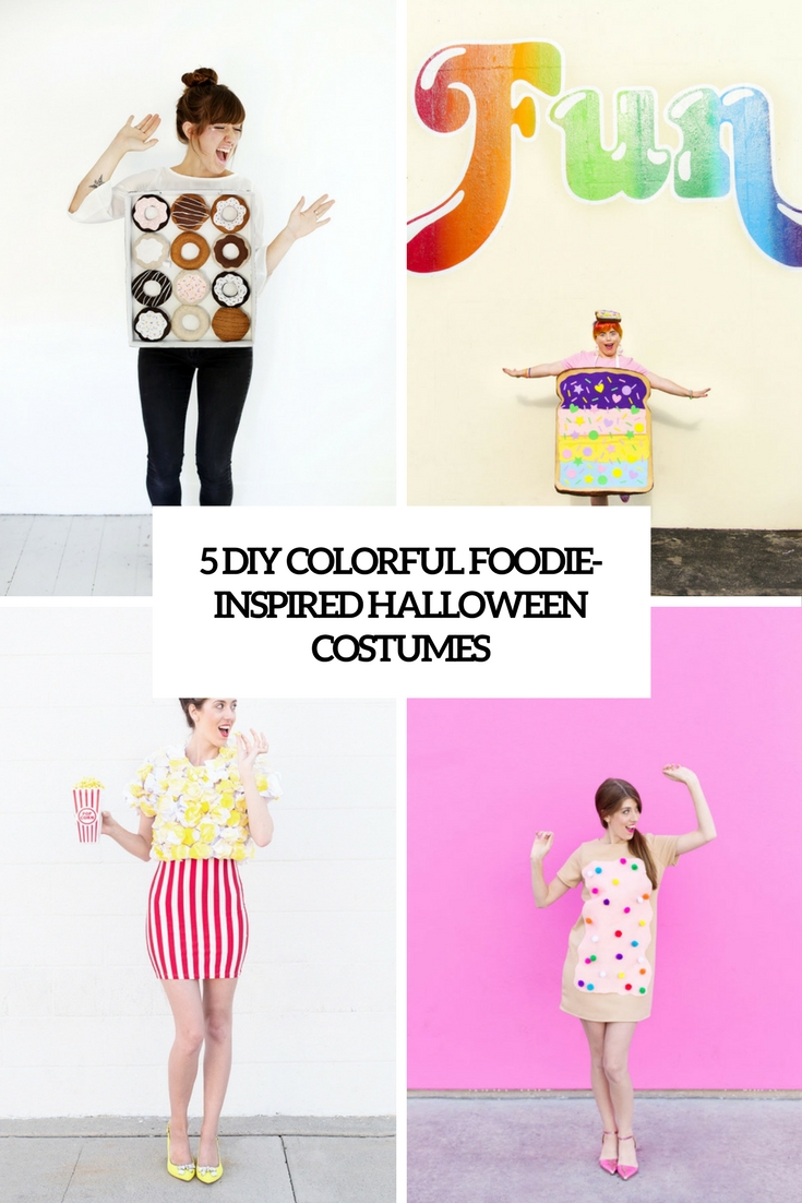 diy colorful foodie inspired halloween costumes cover