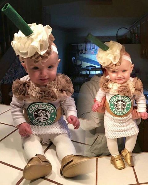 Starbucks cup of coffee's costumes