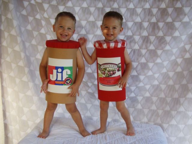 Two jars of jam costumes