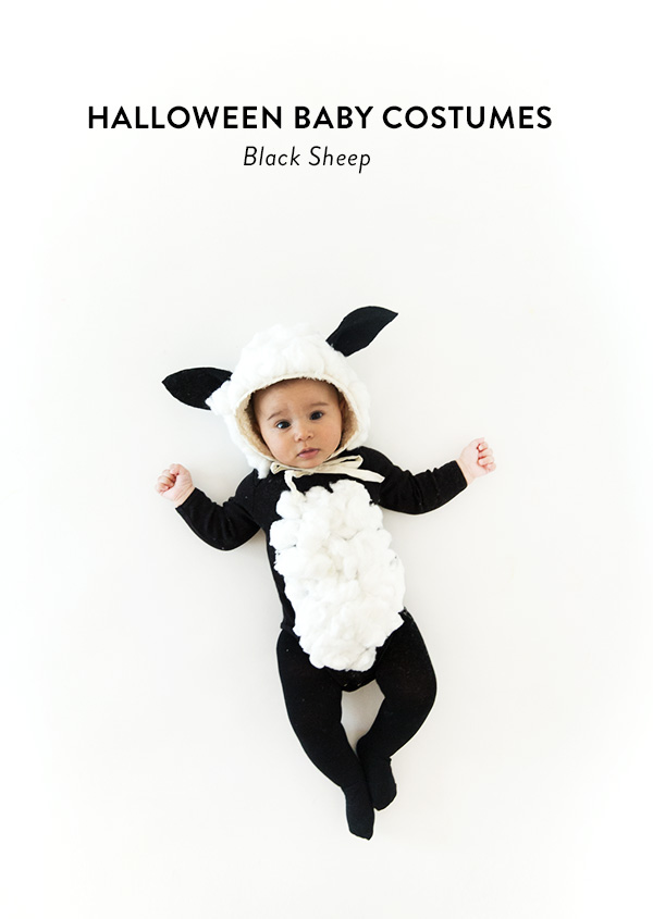 DIY black sheep Halloween costume