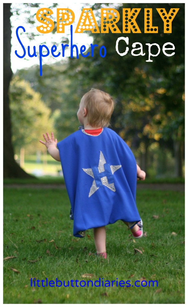 DIY super hero cape (via littlebuttondiaries.com)